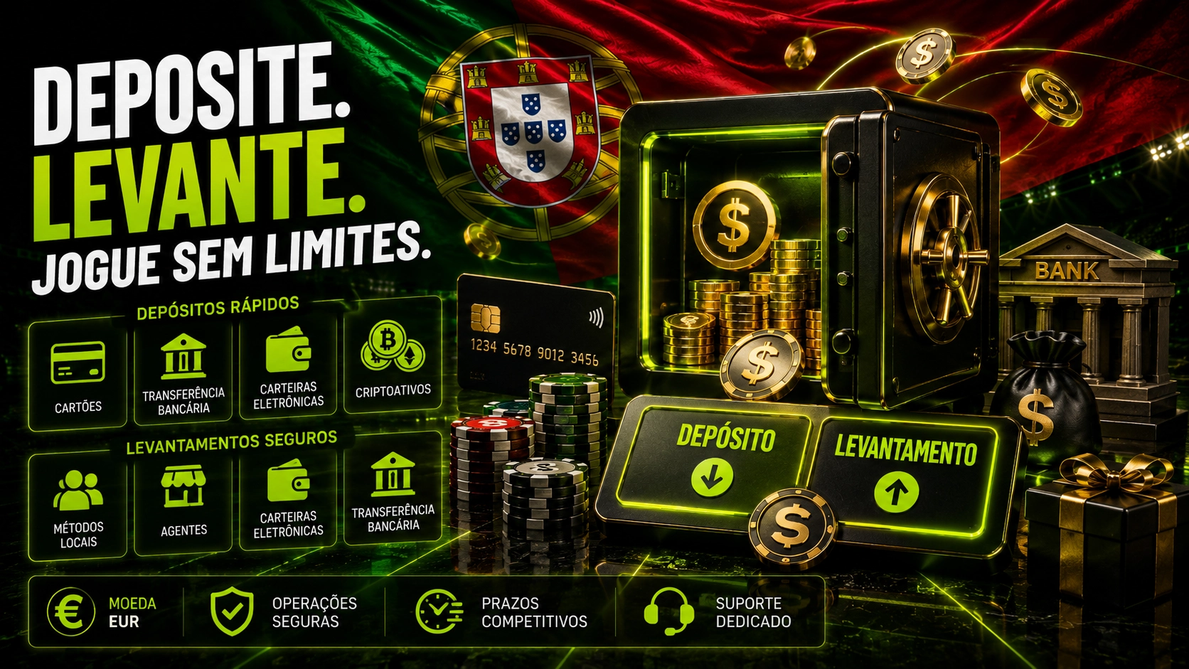 SpinBetter Depósitos e levantamentos em Portugal